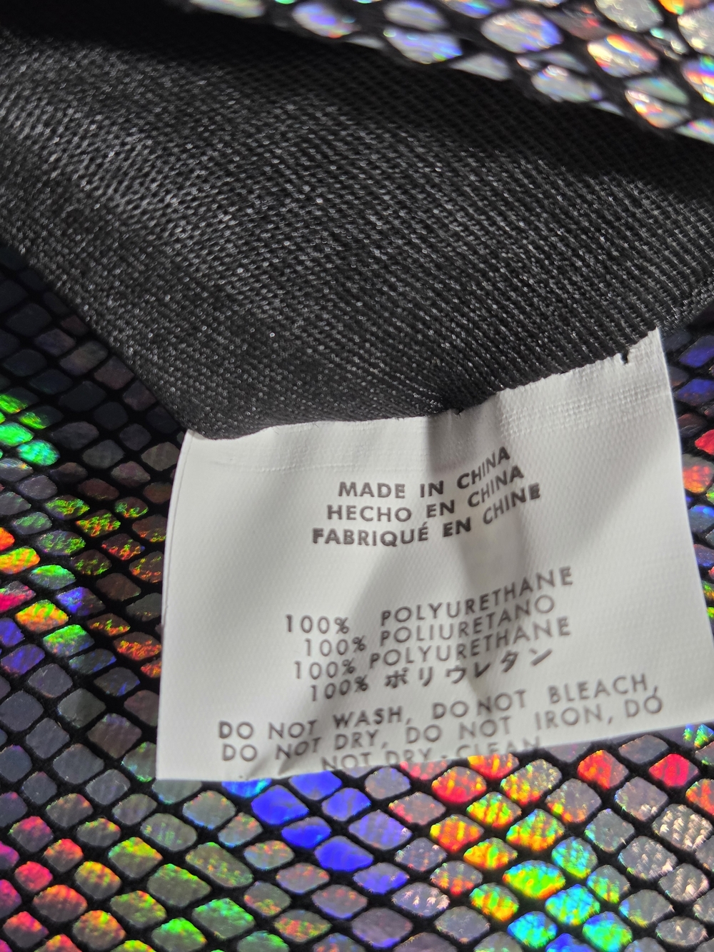 Hello 3am Iridescent Holographic Envelope Clutch - Multicolor - Picture 9 of 12